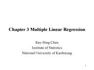 Chapter 3 Multiple Linear Regression