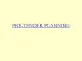 PRETENDER PLANNING PowerPoint PPT Presentation