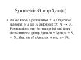 Symmetric Group Sym(n) PowerPoint PPT Presentation