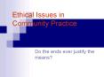 Ethical%20Issues%20in%20Community%20Practice PowerPoint PPT Presentation