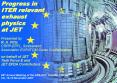 Progress in ITER relevant exhaust physics at JET PowerPoint PPT Presentation