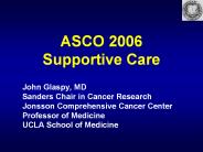 ASCO 2006 Supportive Care