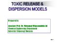 TOXIC RELEASE PowerPoint PPT Presentation