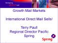 Growth Mail Markets PowerPoint PPT Presentation
