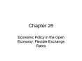 Economic Policy in the Open Economy: Flexible Exchange Rates PowerPoint PPT Presentation