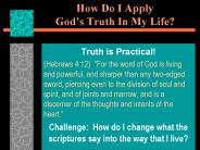 How Do I Apply God