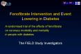 Fenofibrate Intervention and Event Lowering in Diabetes PowerPoint PPT Presentation
