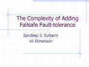 The Complexity of Adding Failsafe Fault-tolerance