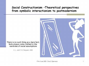 There is no such thing as a bare fact