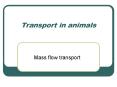 Transport in animals PowerPoint PPT Presentation