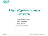 Virgo alignment system overview