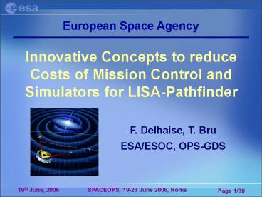 European Space Agency