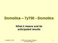 Domotica  PowerPoint PPT Presentation