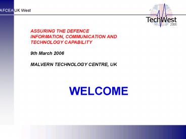 ASSURING THE DEFENCE INFORMATION, COMMUNICATION AND TECHNOLOGY CAPABILITY