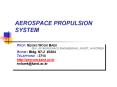 AEROSPACE PROPULSION SYSTEM PowerPoint PPT Presentation
