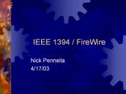 IEEE 1394 / FireWire