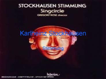 Karlheinz Stockhausen