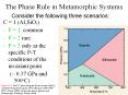 The Phase Rule in Metamorphic Systems PowerPoint PPT Presentation