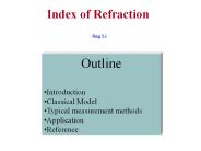 Index of Refraction