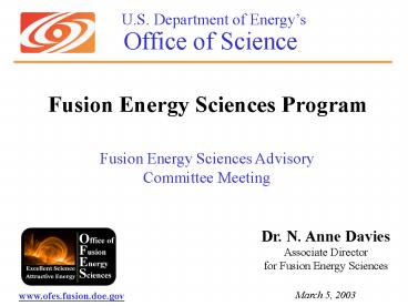 U.S. Department of Energy