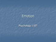 Emotion