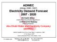 ADWEC Winter 2006 2007 Electricity Demand Forecast PowerPoint PPT Presentation