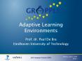 Adaptive Learning Environments PowerPoint PPT Presentation
