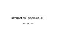Information Dynamics REF