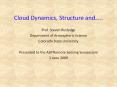 Cloud Dynamics, Structure and PowerPoint PPT Presentation