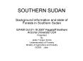SOUTHERN SUDAN PowerPoint PPT Presentation