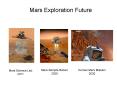 Mars Exploration Future PowerPoint PPT Presentation
