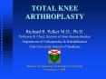 TOTAL KNEE ARTHROPLASTY PowerPoint PPT Presentation