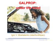GALPROP: under the hood