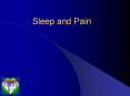 Sleep and Pain PowerPoint PPT Presentation