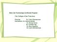 Stem Cell Technology Certificate Program PowerPoint PPT Presentation