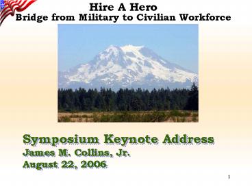 Hire A Hero Bridge from Military to Civilian Workforce