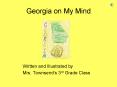 Georgia on My Mind PowerPoint PPT Presentation