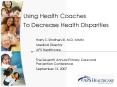 Using Health Coaches PowerPoint PPT Presentation