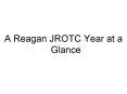 A Reagan JROTC Year at a Glance PowerPoint PPT Presentation
