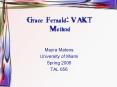 Grace Fernald: VAKT Method PowerPoint PPT Presentation