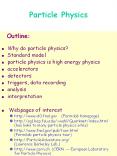 Particle%20Physics PowerPoint PPT Presentation