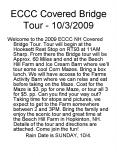 ECCC Covered Bridge Tour - 10/3/2009 PowerPoint PPT Presentation