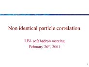 Non identical particle correlation