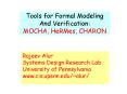 Tools for Formal Modeling PowerPoint PPT Presentation