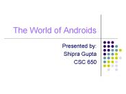 The World of Androids