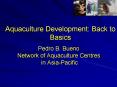 Aquaculture Development: Back to Basics PowerPoint PPT Presentation