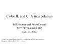 Color%20II,%20and%20CFA%20interpolation PowerPoint PPT Presentation