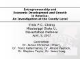 Entrepreneurship and Economic Development and Growth in America: An Investigation at the County Leve PowerPoint PPT Presentation