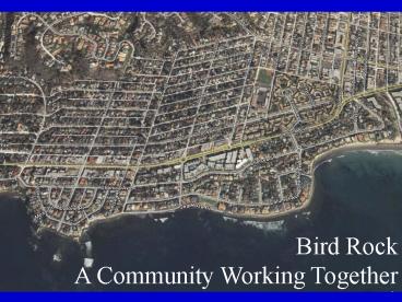 Bird Rock Coastal Traffic Flow Improvement Project