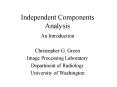 Independent Components Analysis PowerPoint PPT Presentation